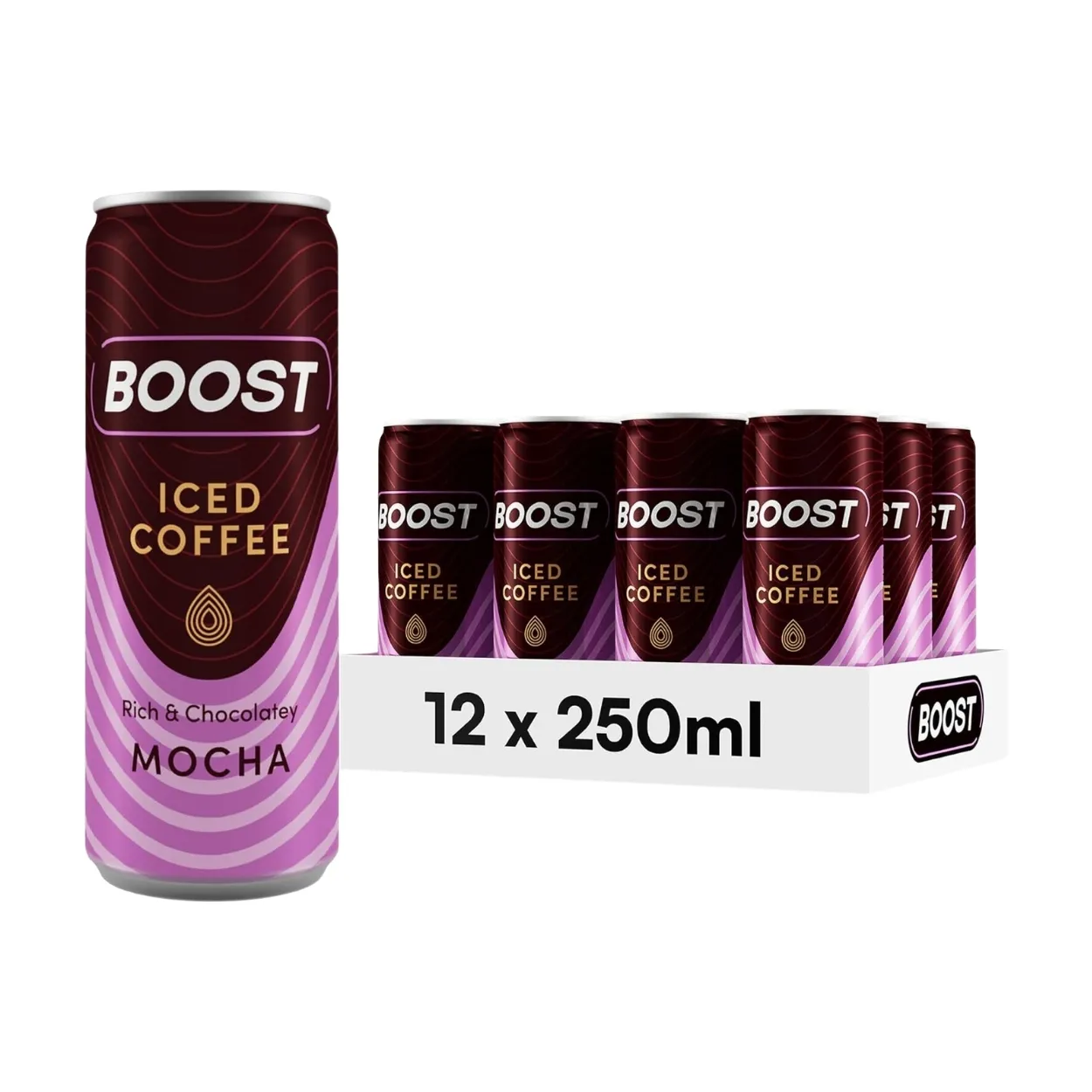 Boost-Mocha-Iced-Coffee-250ml-Pack-of-12 Boost Mocha Iced Coffee 250ml – Pack of 12 - Image 1