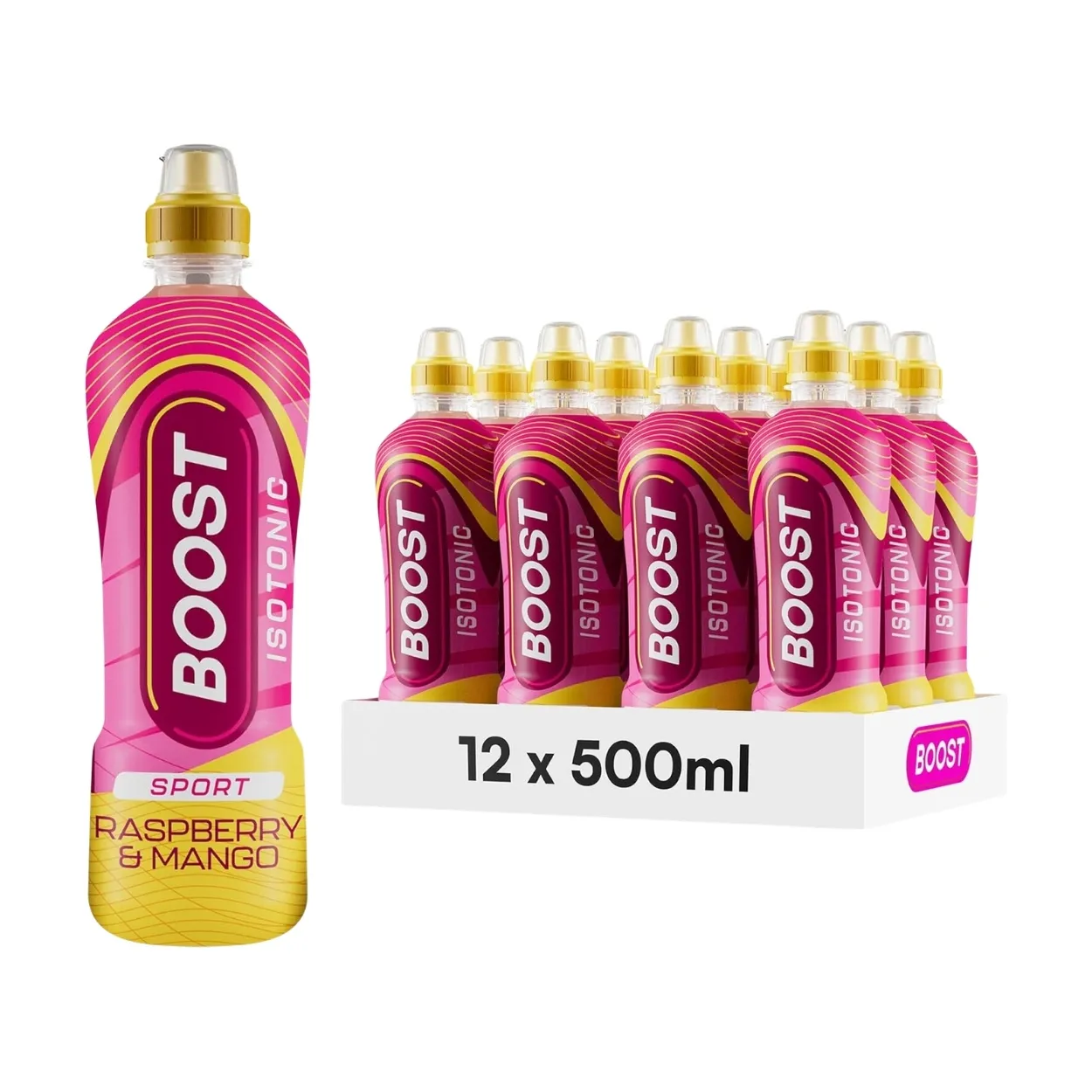 Boost-Sport-Raspberry-&-Mango-Isotonic-Drink-500ml-Pack-of-12 Boost Sport Raspberry & Mango Isotonic Drink 500ml Pack of 12