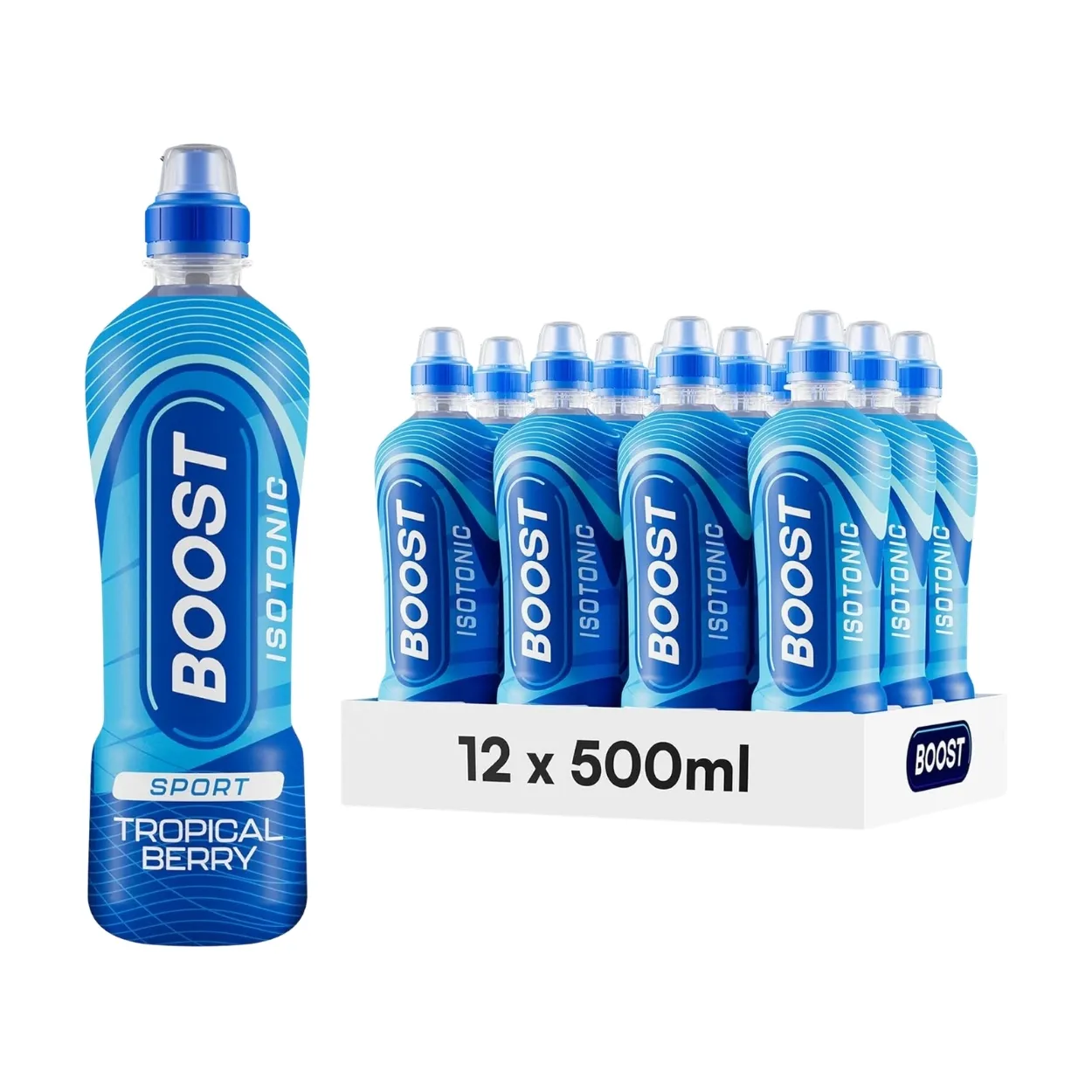 Boost-Sport-Tropical-Berry-Isotonic-Drink-500ml-Pack-of-12 Boost Sport Tropical Berry Isotonic Drink 500ml – Pack of 12 - Image 1