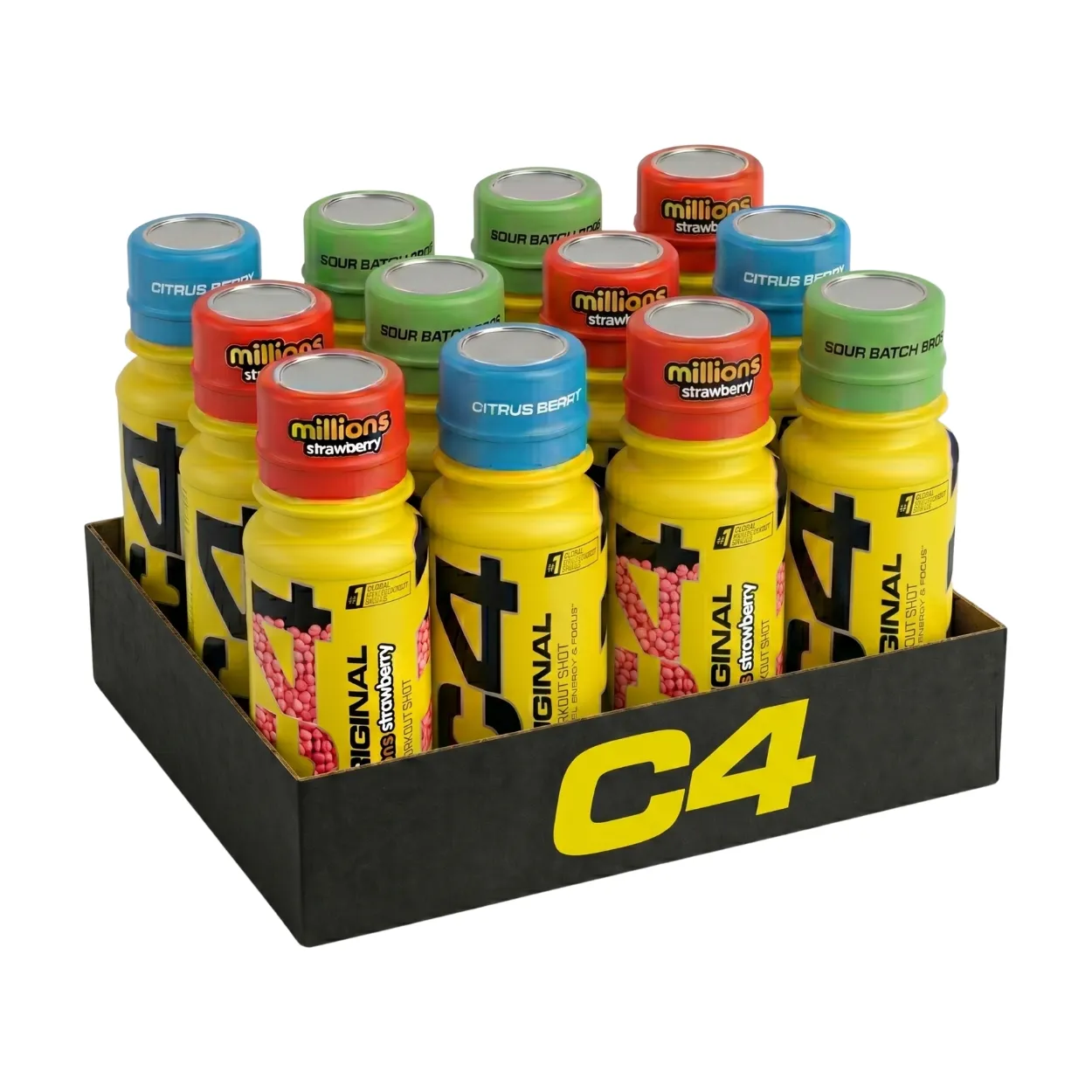 C4-Original-Assorted-Flavours-Sugar-Free-Pre-Workout-Shot-60ml-Pack-of-12-2026 C4 Original Assorted Flavours Sugar Free Pre-Workout Shot 60ml – Pack of 12 - Image 1
