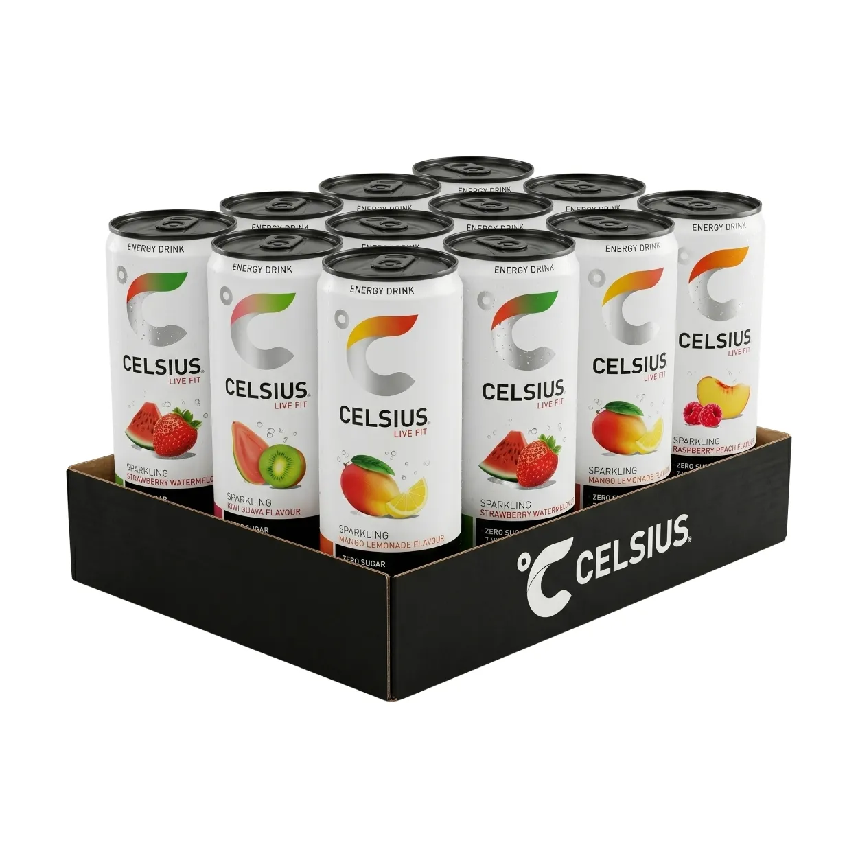 Celsius-Assorted-Flavours-Sugar-Free-Energy-Drink-355ml-Pack-of-12-2026 Celsius Assorted Flavours Sugar Free Energy Drink 355ml – Pack of 12 - Image 1