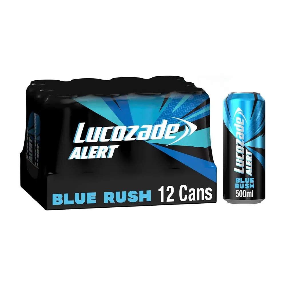 Lucozade-Alert-Blue-Rush-Energy-Drink-500ml-Pack-of-12 Lucozade Alert Blue Rush Energy Drink 500ml Pack of 12