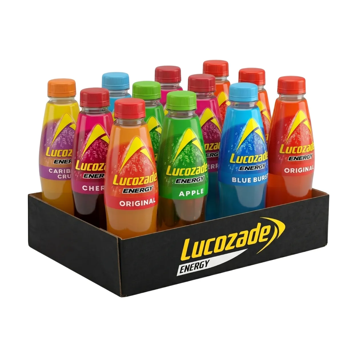 Lucozade-Energy-Assorted-Flavours-Soft-Drink-500ml-Pack-of-12-2026 Lucozade Energy Assorted Flavours Soft Drink 500ml – Pack of 12 - Image 1