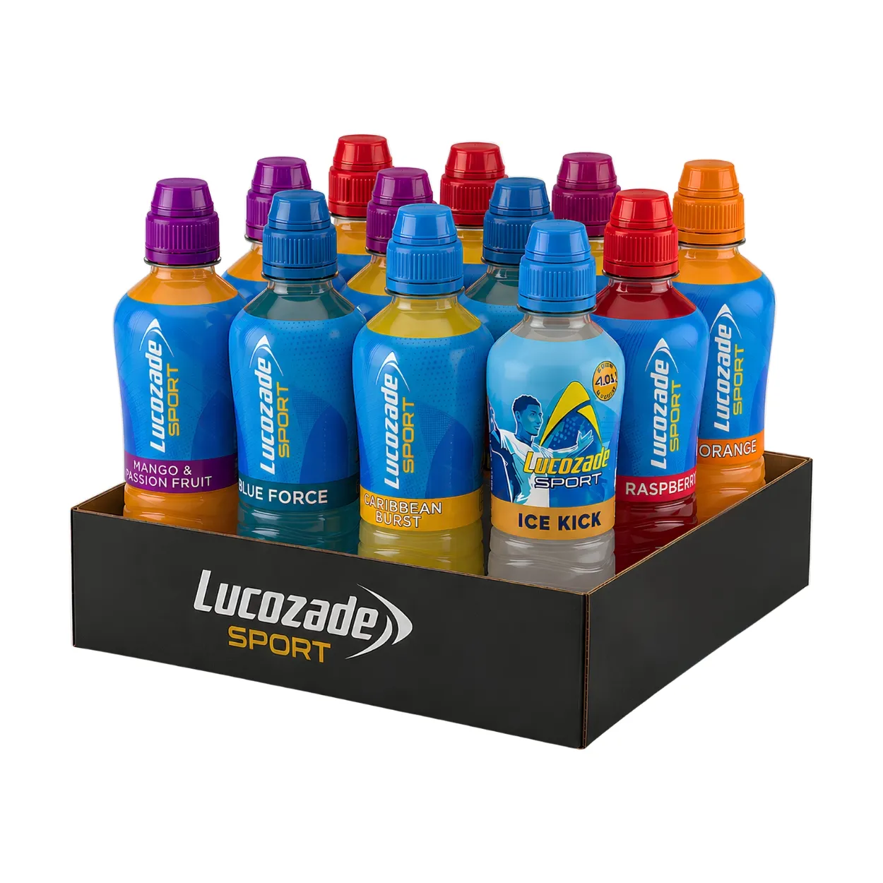 Lucozade-Sport-Assorted-Flavours-Isotonic-Drink-500ml-Pack-of-12-2026 Lucozade Sport Assorted Flavours Isotonic Drink 500ml – Pack of 12 - Image 1