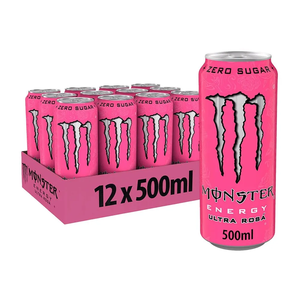 Monster-Energy-Ultra-Rosa-Zero-Sugar-Energy-Drink-500ml-Pack-of-12 Monster Energy Ultra Rosa Zero Sugar Energy Drink 500ml – Pack of 12 - Image 1