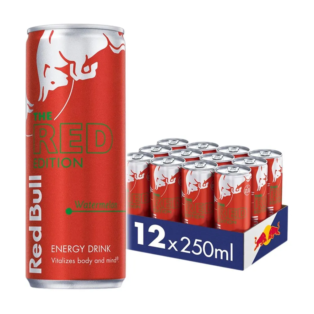 Red-Bull-Red-Edition-Watermelon-Energy-Drink-250ml-Pack-of-12 Red Bull Red Edition Watermelon Energy Drink 250ml – Pack of 12 - Image 1