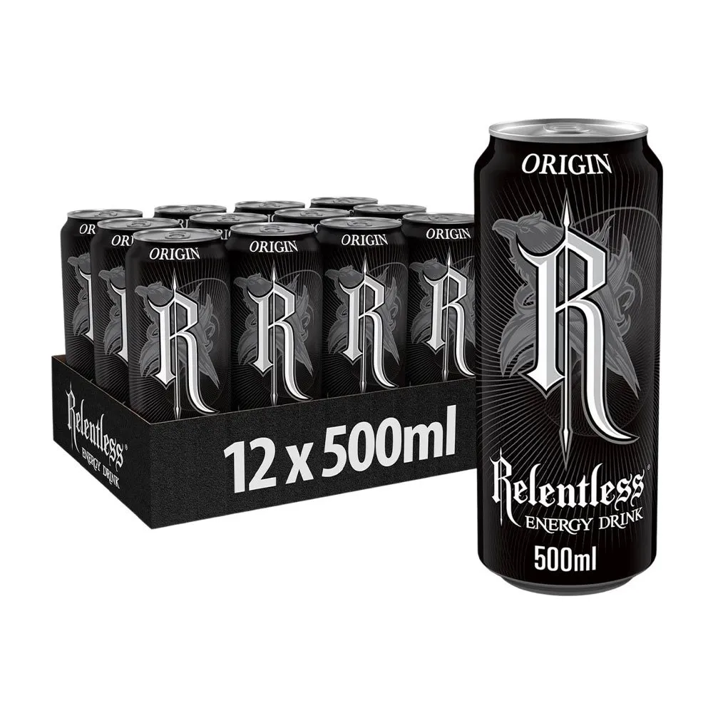 Relentless-Origin-Energy-Drink-500ml-Pack-of-12 Relentless Origin Energy Drink 500ml – Pack of 12 - Image 1