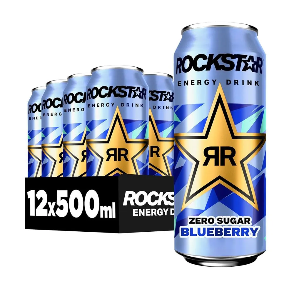 Rockstar-Blueberry-Zero-Sugar-Energy-Drink-500ml-Pack-of-12 Rockstar Blueberry Zero Sugar Energy Drink 500ml Pack of 12