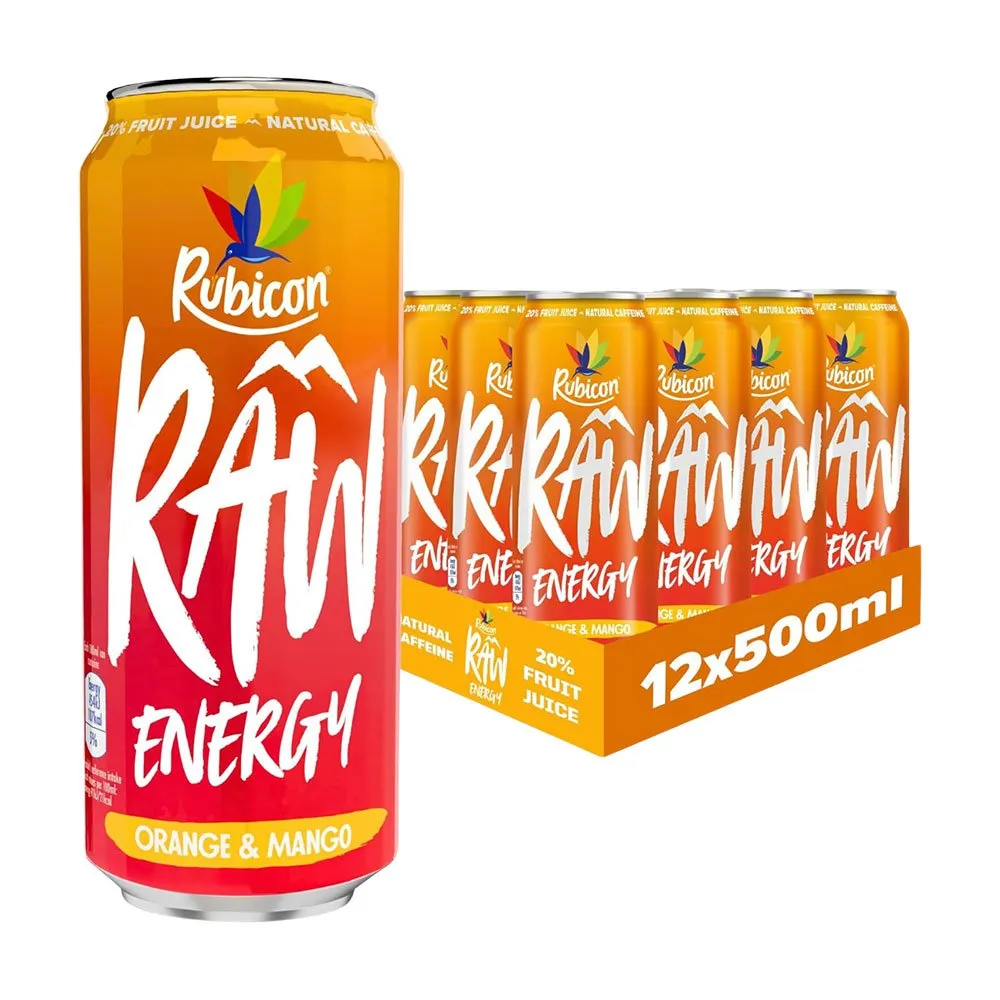 Rubicon-Raw-Orange-&-Mango-Energy-Drink-500ml-Pack-of-12 Rubicon Raw Orange & Mango Energy Drink 500ml – Pack of 12 - Image 1