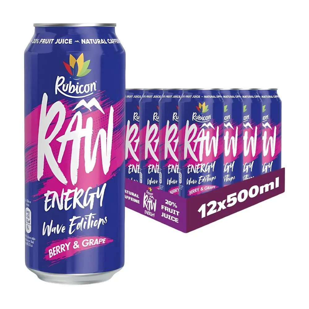 Rubicon-Raw-Wave-Editions-Berry-&-Grape-Energy-Drink-500ml-Pack-of-12 Rubicon Raw Wave Editions Berry & Grape Energy Drink 500ml Pack of 12