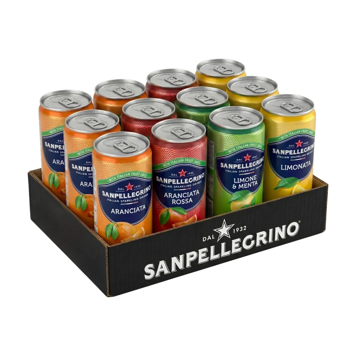 San-Pellegrino-Assorted-Flavours-Soft-Drink-330ml-Pack-of-12-2026 San Pellegrino Assorted Flavours Soft Drink 330ml – Pack of 12 - Image 1