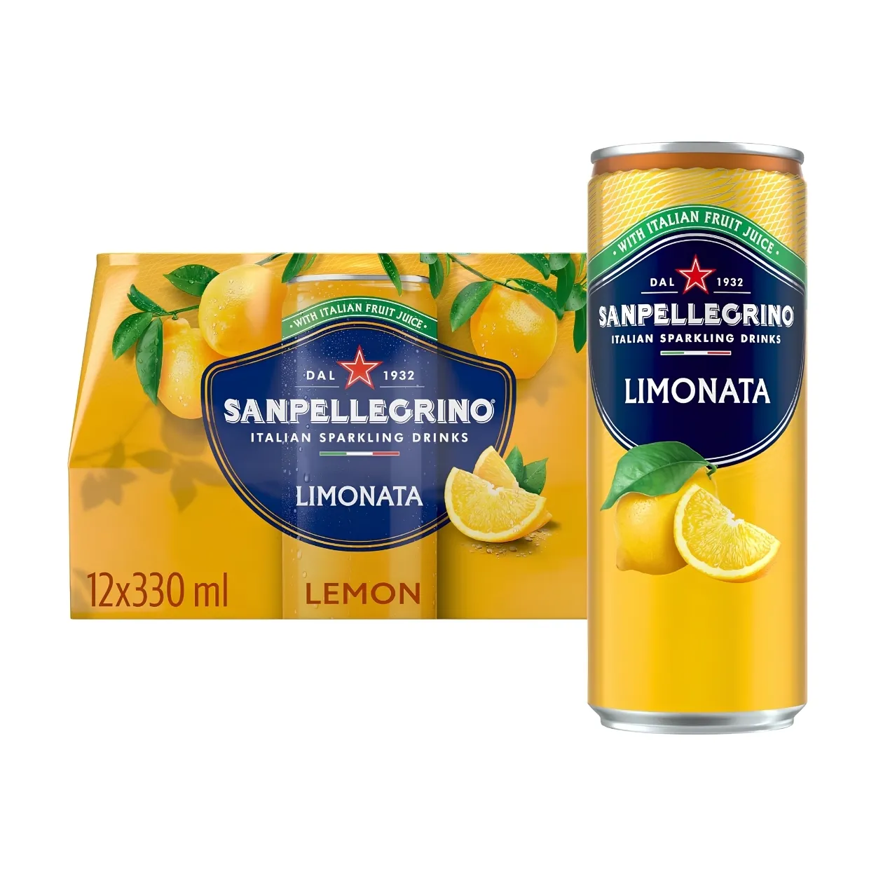 San-Pellegrino-Lemon-Soft-Drink-330ml-Pack-of-12 San Pellegrino Lemon Soft Drink 330ml Pack of 12