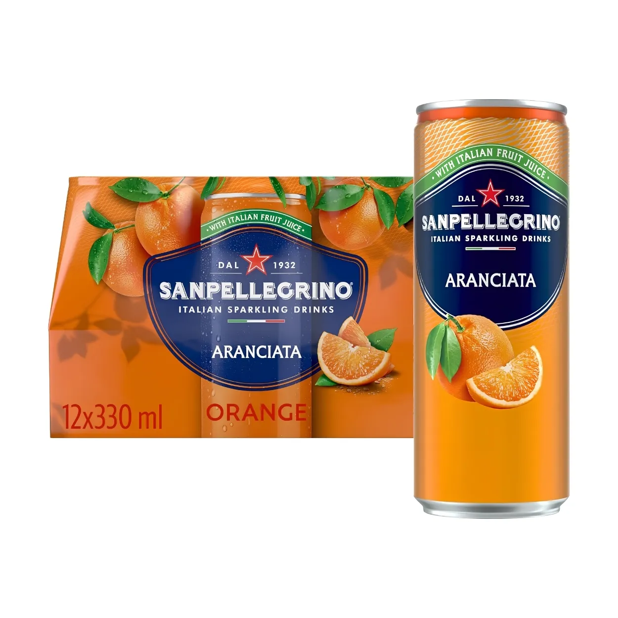 San-Pellegrino-Orange-Soft-Drink-330ml-Pack-of-12 San Pellegrino Orange Soft Drink 330ml Pack of 12